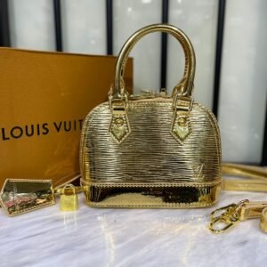 Louis Vuitton Nano Alma (Exclusive edition) gold