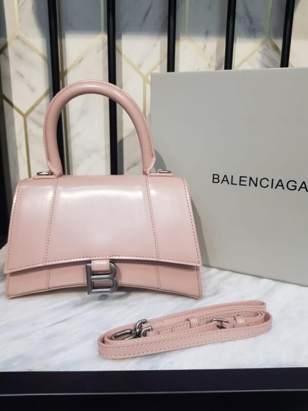 BALENCIAGA Women’s Hourglass Small Leather Handbag